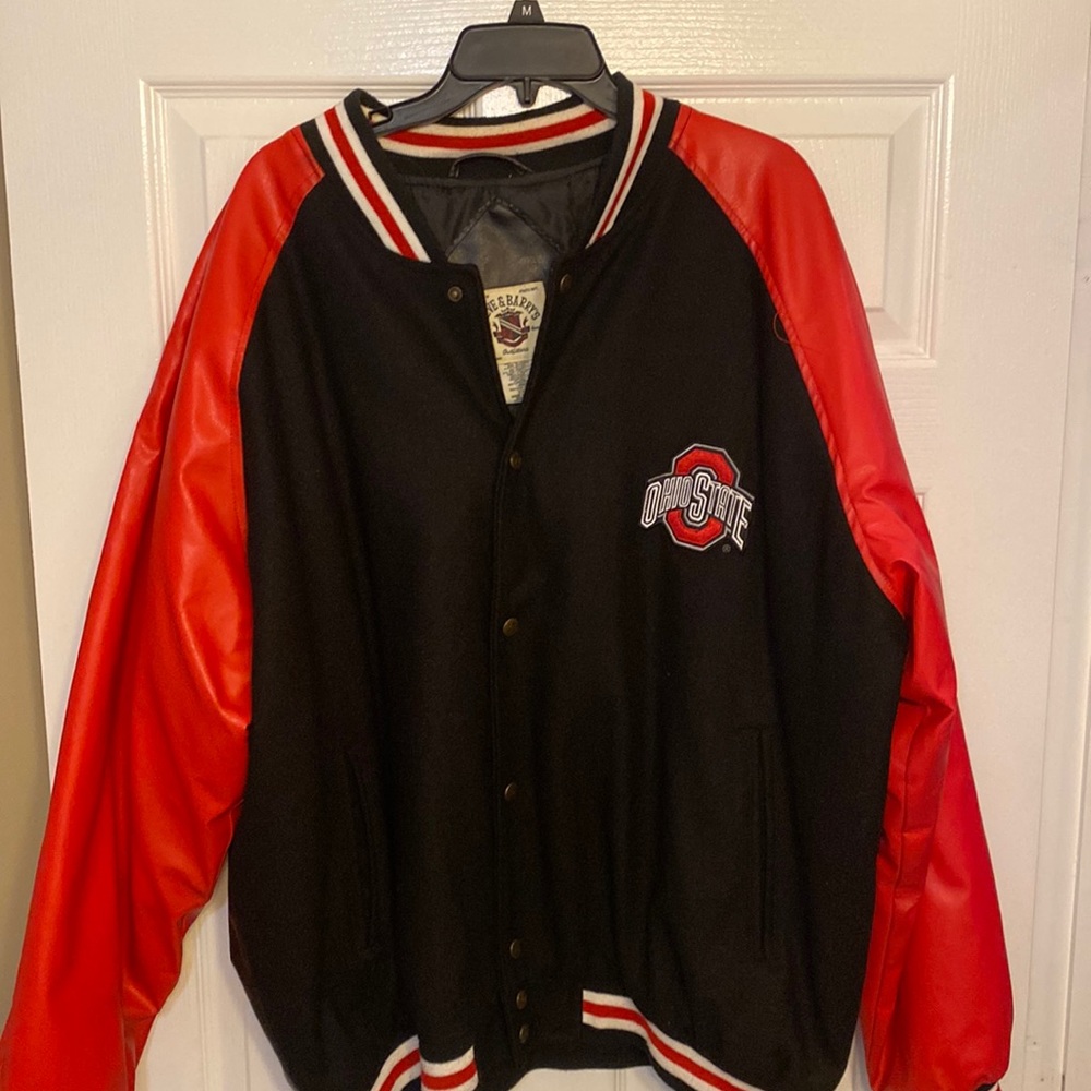 Ohio State Mens Bomber Jacket - Steve and Barry XXL